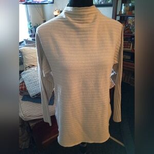 Banana Republic Thin Pullover Mock Neck Ribbed Sweater L